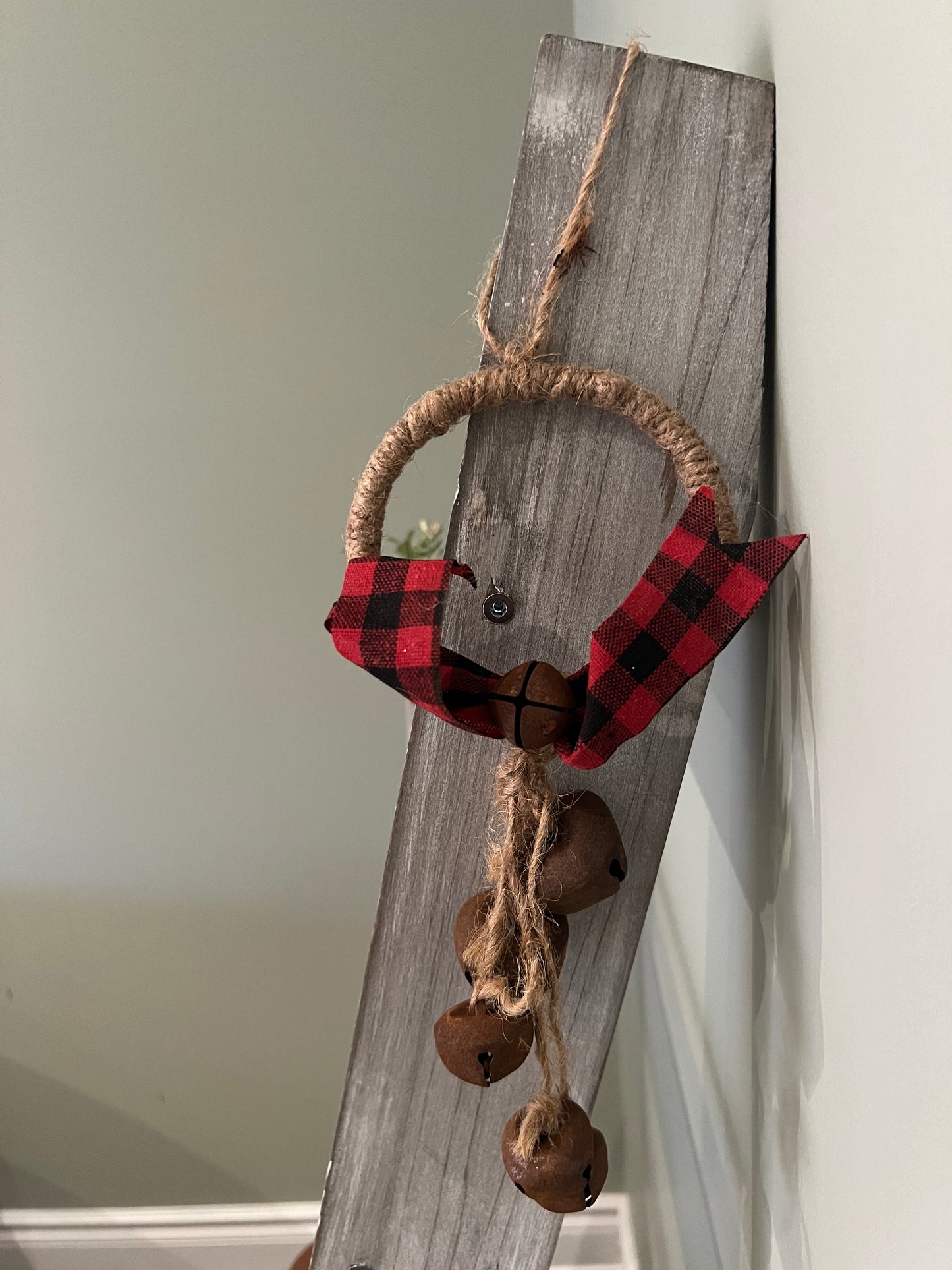 Rusty Bells and Bow Door Knob Ornament