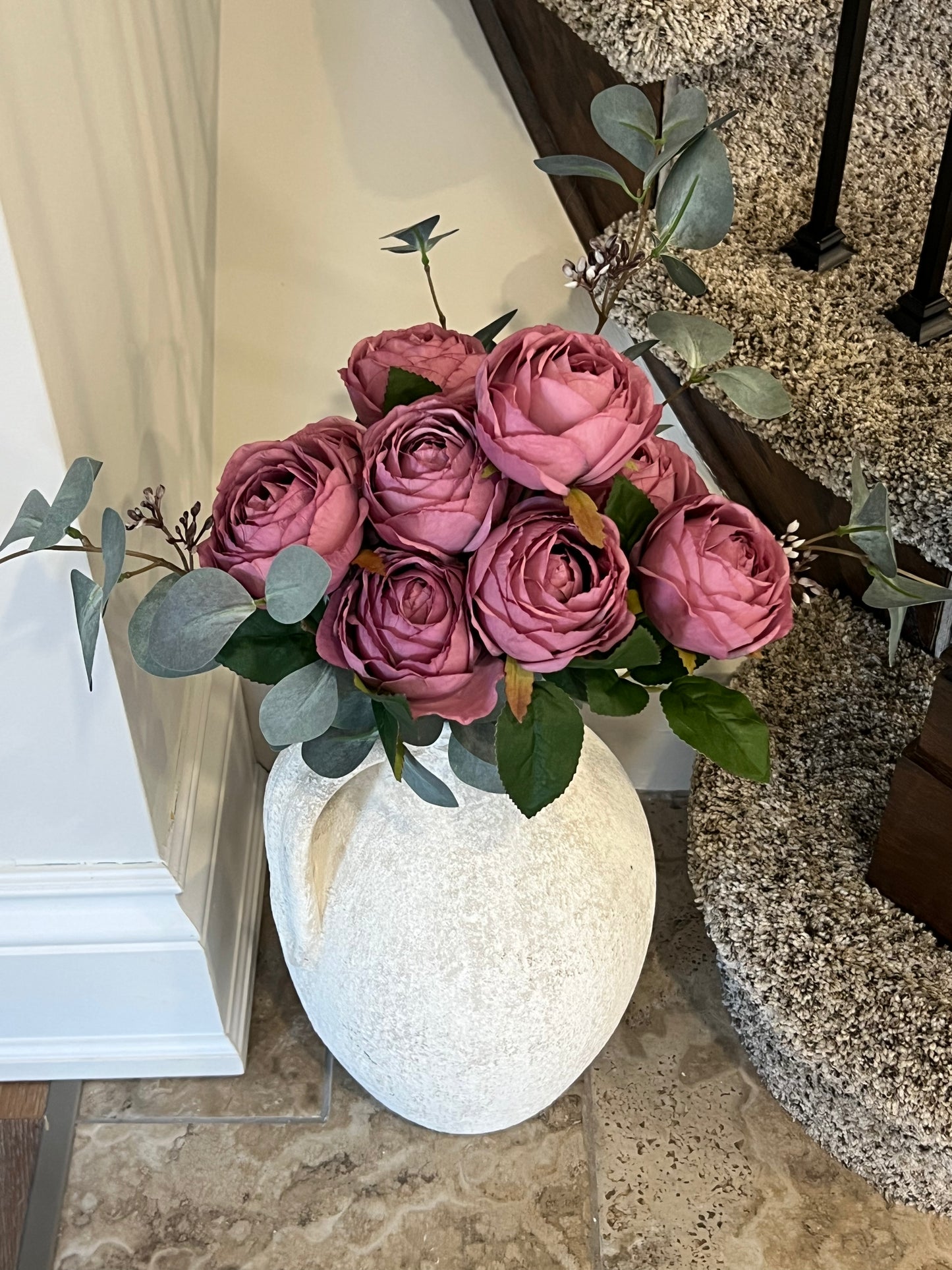 Plum Rose Bunch (19")