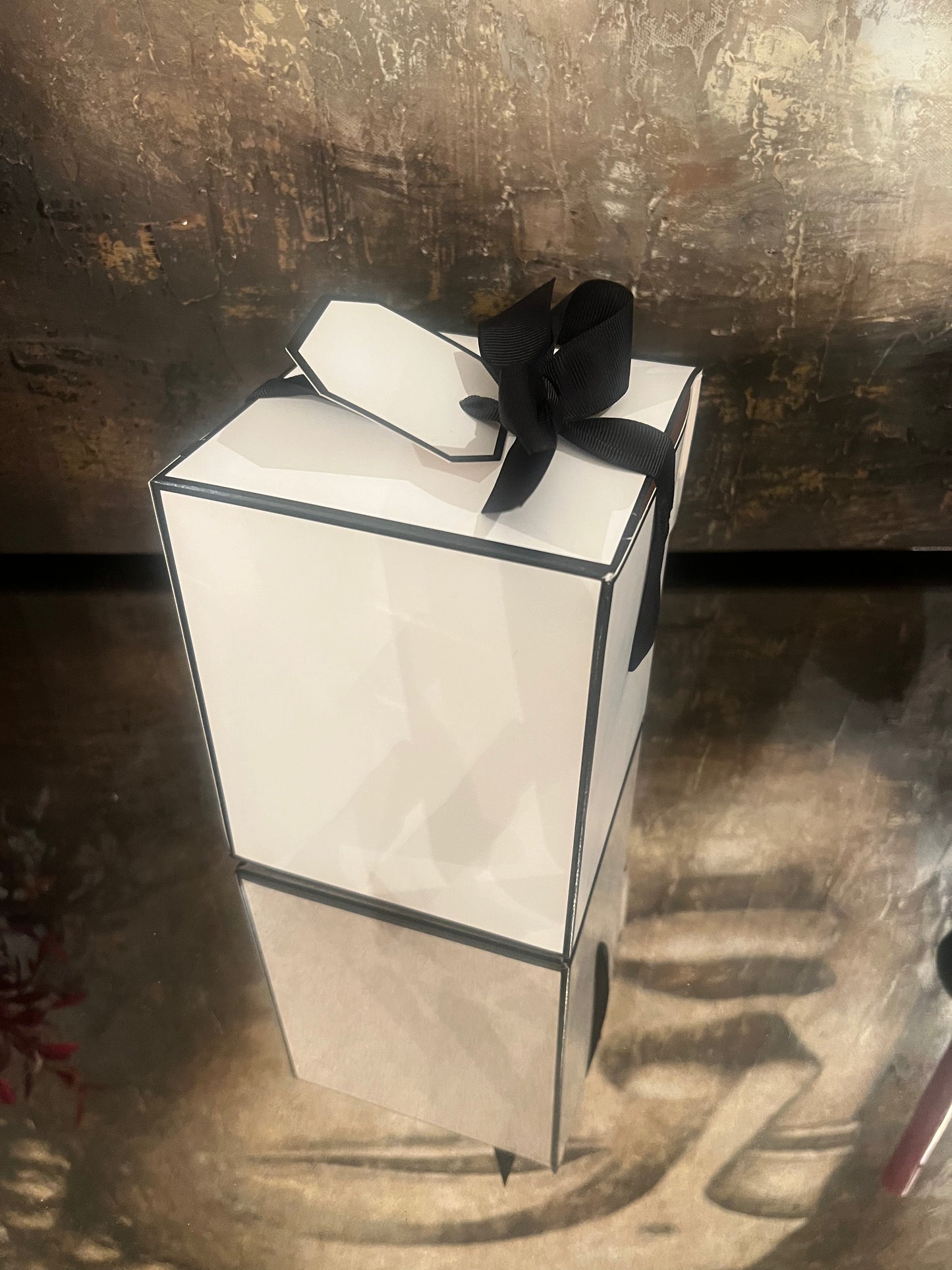 Black & White Tux Box - Medium