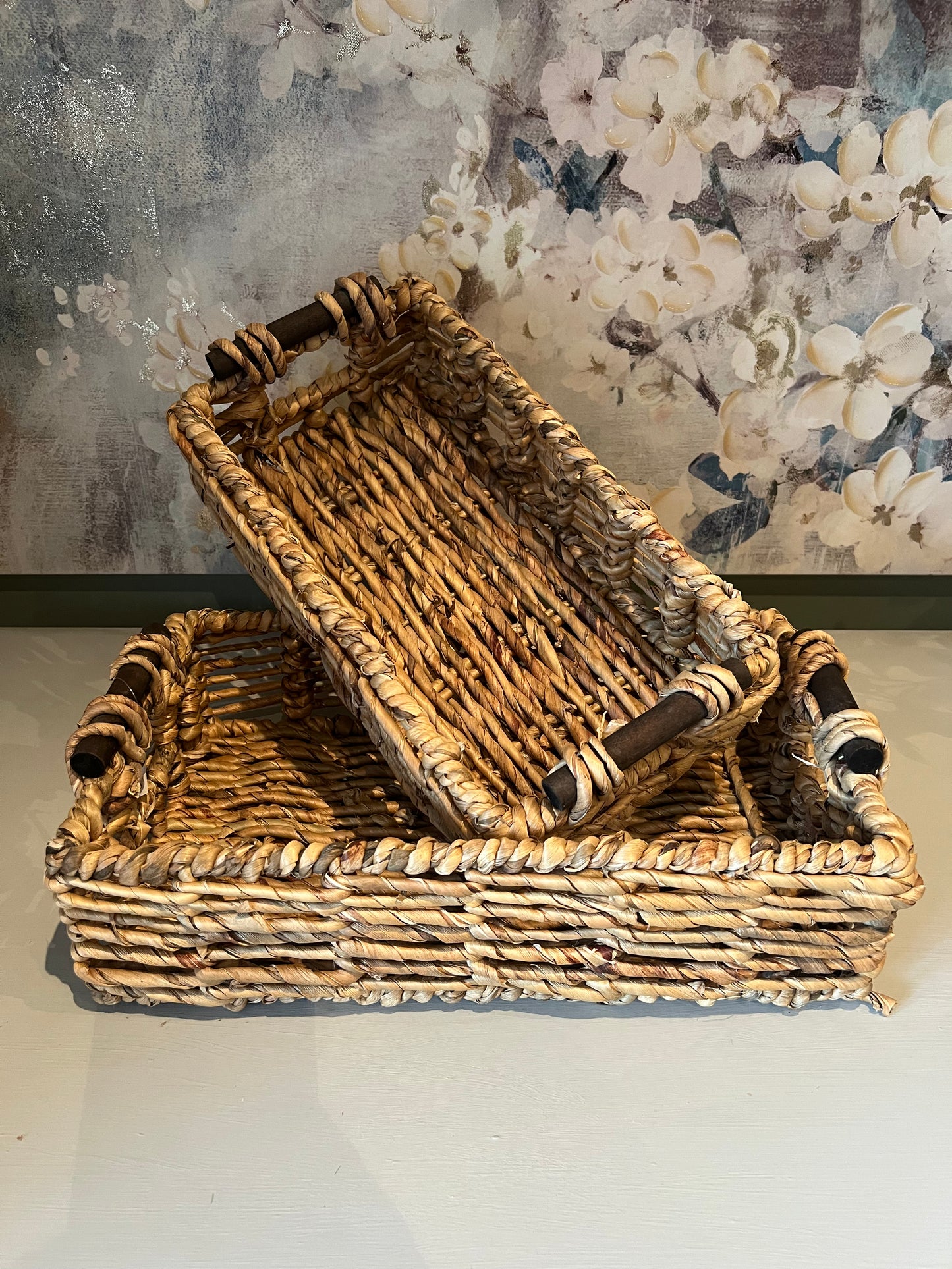 Woven Trays - Set of 2