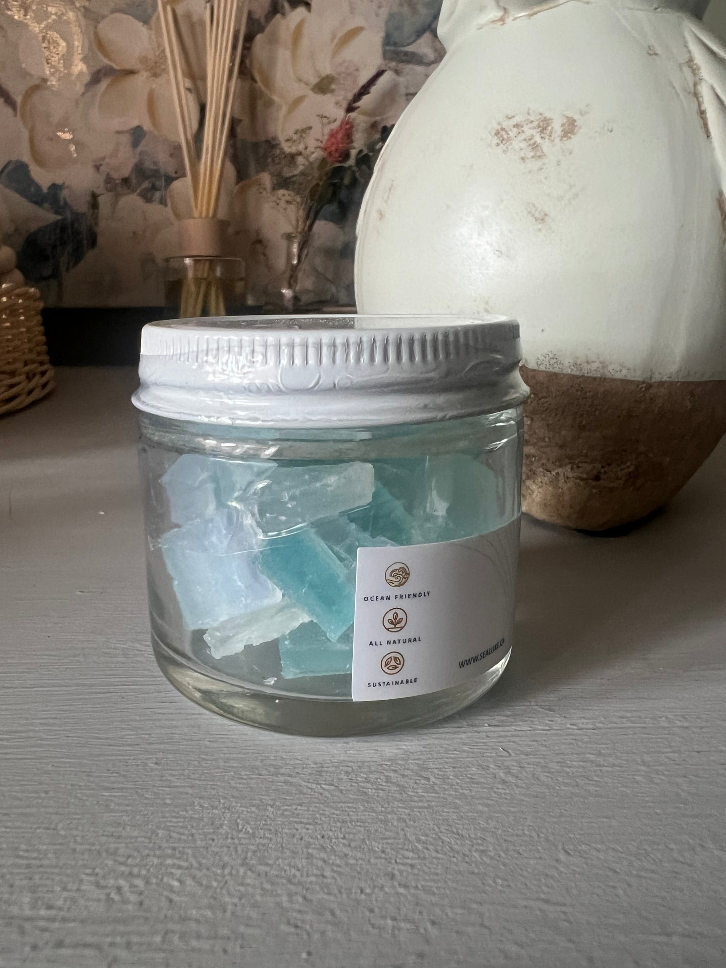 Aqua Beach Glass Soap - Mini