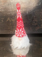 Hanging LED Gnome Ornament Red & White