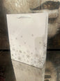 Gold & White Snowflake Gift Bag - Large