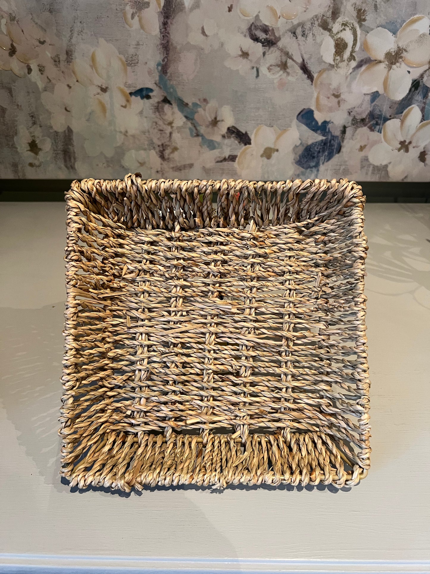 Seagrass Basket Square