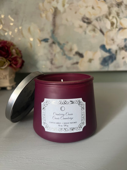 Cranberry Cassis Scented Candle (10.5 oz)