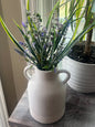 White Handle Vase - Small