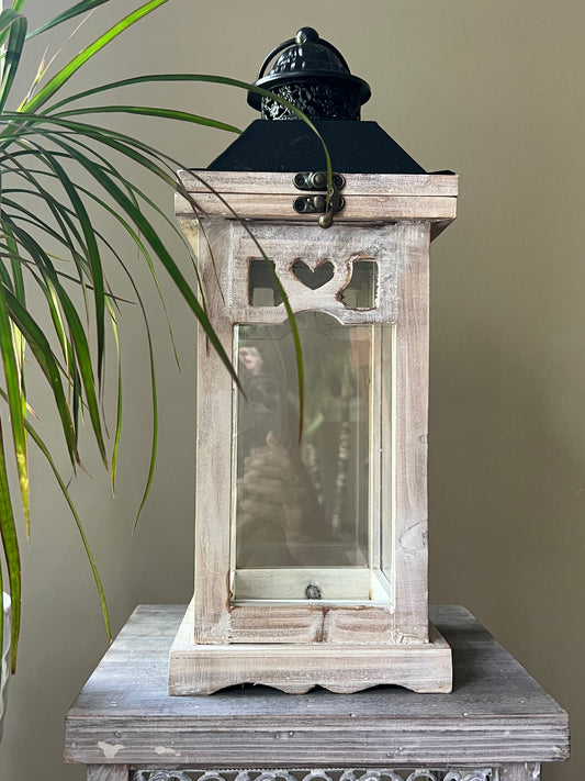 Wood and Metal Lantern