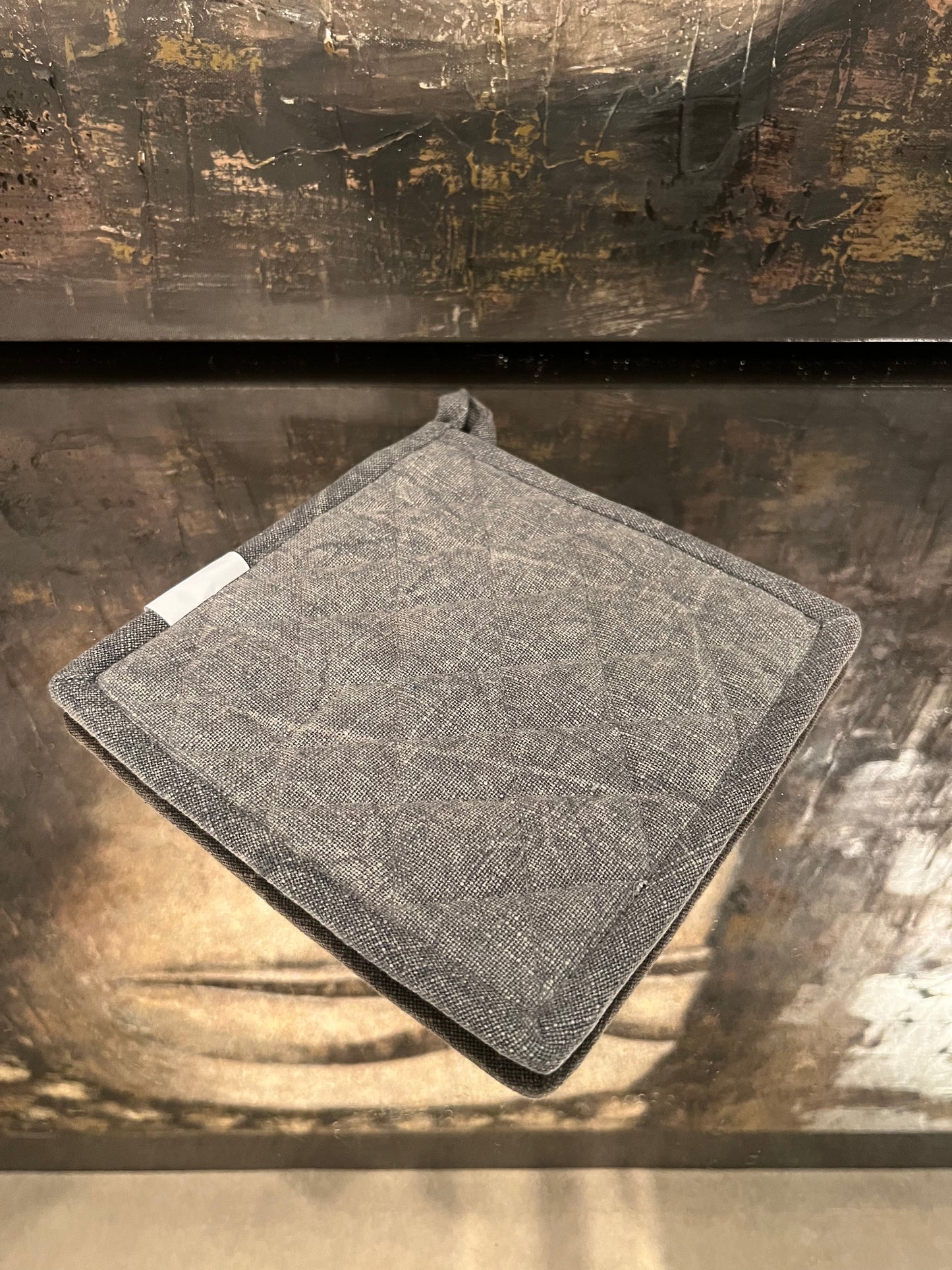 Stone Washed Pot Holder - Grey