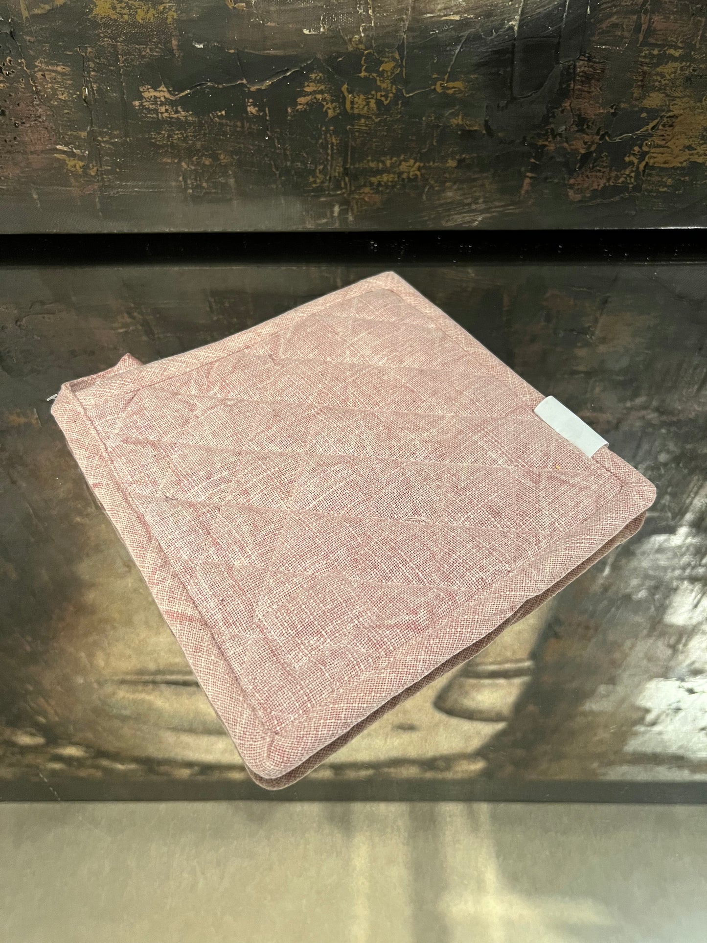 Stone Washed Pot Holder - Pink