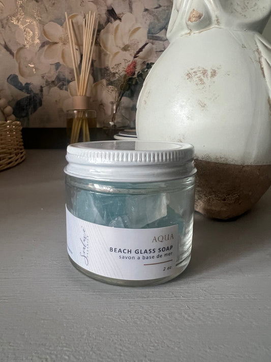 Aqua Beach Glass Soap - Mini