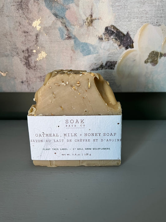 Oatmeal, Milk and Honey Soap Bar